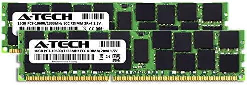 A -Tech 32 GB Memory Memory RAM меморија за Dell Precision T5600 - DDR3 1333MHz PC3-10600 ECC Регистриран RDIMM 2RX4 1.5V - сервер