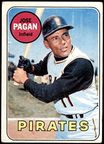 1969 Топпс # 192 Хозе Паган Питсбург Пирати Дин картички 2 - Добри пирати