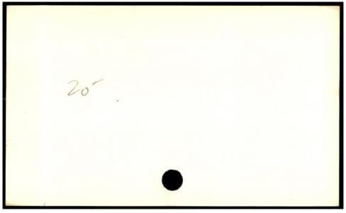 Тод Гудвин Потпишан Намалување На Индекс Картичка 3х5 Автограм 1935-36 Гиганти 87325-Мак Намалување Потписи