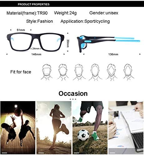 Меколики кошаркарски спортски фудбалски очила Антифог Безбедносни заштитни очила очила за млади за возрасни