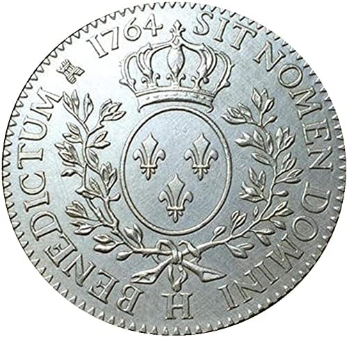 1764 Француска Монета Чиста Бакарна Сребрена Активност Монети Занаети Колекцијакоин Колекција Комеморативна Монета