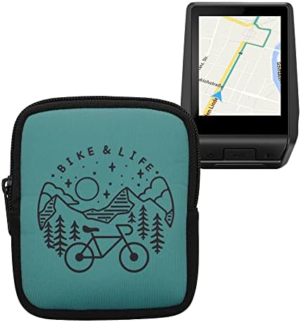 Kwmobile Случај Компатибилен Со Bosch Nyon 2-Торбичка ЗА ВЕЛОСИПЕД GPS-Велосипед Живот Црн/Бензин