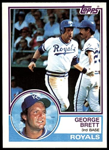 1983 Топпс # 600 Georgeорџ Брет Канзас Сити Ројалс екс/МТ Ројалс
