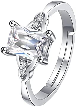 2023 Нови прекрасни венчални прстени жени накит бели прстени прекрасни прстени легура интапиран женски прстен популарен исклучителен прстен