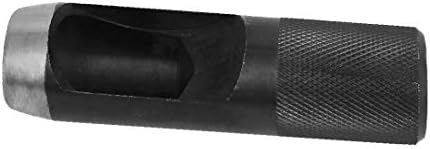 X-Gree Reee Craft Strap Remat Hollow Doll Panch Hand Tool Black 24mm Dia (кожен занаетчиски лента за ремен на шуплива дупка