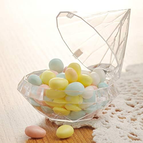Кутии за бонбони во форма на играчки со дијаманти пластични свадбени кутии за роденденска забава украсување украси сад