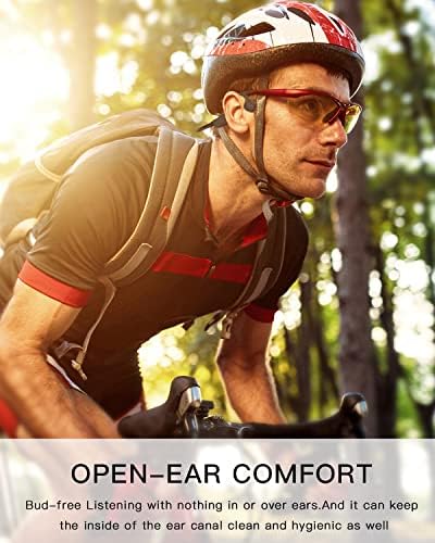 Bluetooth Слушалки, Безжични Слушалки За Спроведување На Коските За Трчање, Возење Велосипед и Вежбање