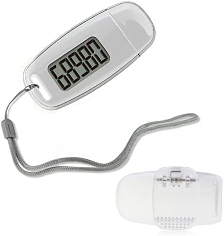 Трих чекор -бројач 3Д педометар за одење со клип и каиш Едноставно работење со точна трагач на чекори за дневно време за вежбање на време