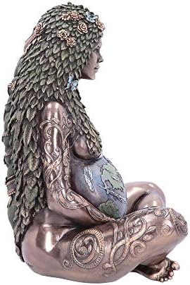 Немиси сега етерична Мајка Земја Гаја Арт Статуа фигура, полирезин, бронза, 30 см