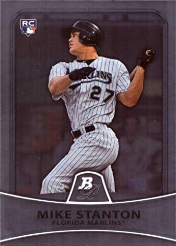 2010 Bowman Platinum Baseball #86 Giancarlo Stanton Rookie Card