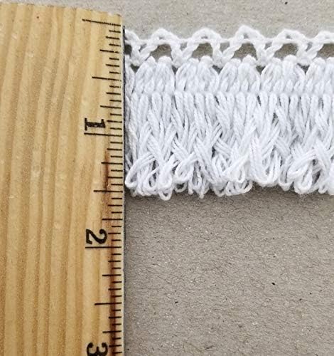 1,5 памук плетенка плетенка со раб на раб - 10 континуирани дворови