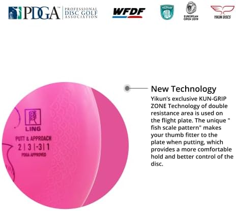 Пристап на Golf Putter на Yikun Disc | Професионален PDGA одобрен голф | Фрлање на дискови за голф | 165-170G | Стабилни дискови за голф совршени за игри на отворено и конкуренција [се