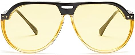 Кимисински Мода Гроздобер Авијатичар Очила За Сонце За Жени Мажи Голема Рамка Со Страничен Штит Ув Заштита KY2000S