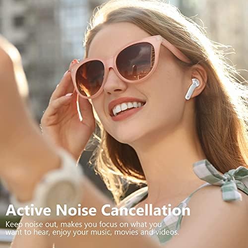 A40 Pro Безжични Слушалки, Bluetooth Слушалки Активно Поништување На Бучавата Вграден Микрофон Со Куќиште За Полнење Hi-Fi Стерео