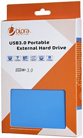 BIPRA U3 2.5 инчен USB 3.0 NTFS Пренослив Надворешен Хард Диск-Сино