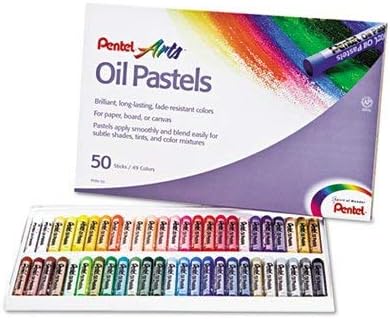 Пентел масло пастел сет со носење куќиште, сет од 45 бои, разновиден, 50/сет
