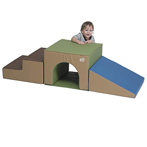 Детска фабрика - CF805-172 3 парче над и под алпинист од тунел, играчка во затворено дете и играчка за качување по бебиња, алпинист