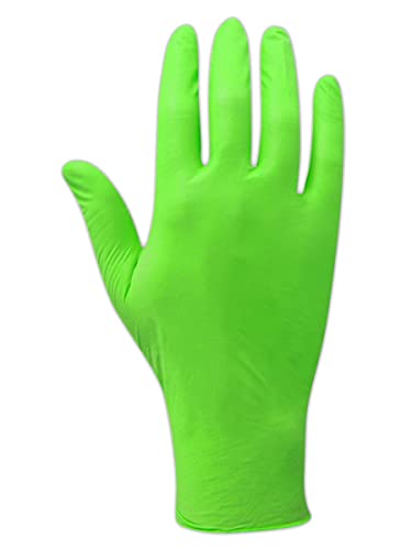 Magid Comfortflex Комплетна T9556HV hi-viz зелена 5 милји без нитрилна ракавица за еднократна употреба на нитрил
