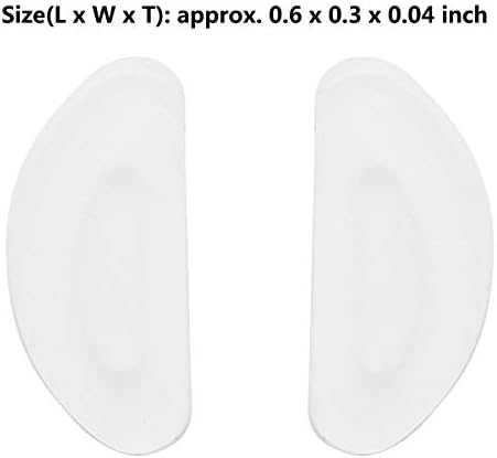 ренвена Очила Влошки За Нос Очила За Сонце Ултра-Мека Силиконска Воздушна Комора Носот Јасно 10 Пара