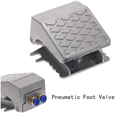 ТРЕНТНУК 1/2 Машка Нишка Автоматски Мини Издувни гасови р Пневматски Вентил За Педали Прекинувач За Стапала Пружина Автоматско Ресетирање Сребро