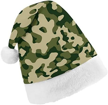 Маскирна Текстура Обрасци Божиќна Капа Персонализирана Капа На Дедо Мраз Смешни Божиќни Украси