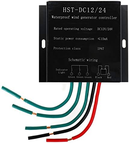 Контролер за полнење на генераторот, Ефикасен 8000W DC 12v/24V/48V Ветерни Турбини Водоотпорен Регулатор На Контролорот ЗА Полнење На Батеријата,