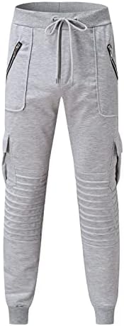Рејв Задници Машка Мода Обична Мека Панталона Спојување Топли Еластични Печатени Спортски Панталони Секојдневни Спортски Панталони Топло М