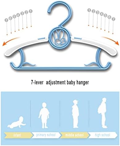 Smarch 30 пакувања за бебиња за расадници, продолжена детска облека за облека за новороденчиња за новороденчиња, закачалки за деца без