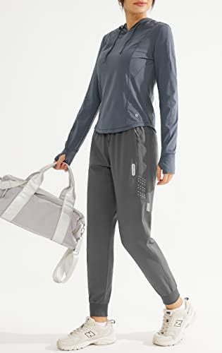 Maskенски џогери на маскирт Брзи суви панталони за пешачење со лесна тежина со џебови за дневна лежерна тренингот на отворено атлетски
