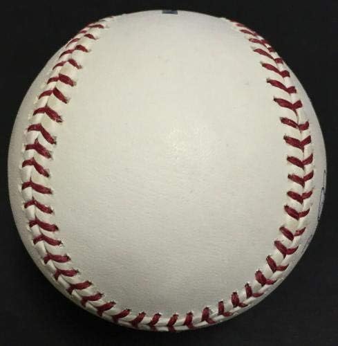 Дон Ларсен Јоги Бера потпиша 50 -ти анив лого Бејзбол WS Совршена игра Авто PSA - Автограмски бејзбол