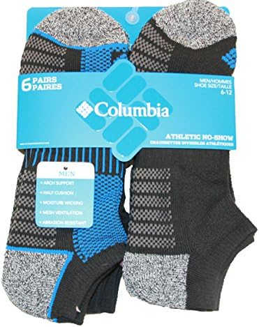 Колумбија Мажи 6-Пакет Пике Нога Атлетски Чорапи