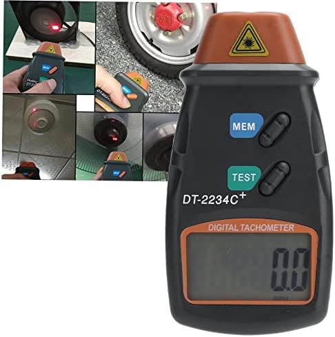 Fupfli Handheldtachetometer RPM Meter Non -Contact Фото -брзинометар Откривање мерач - точна и сигурна дигитална алатка за мерење