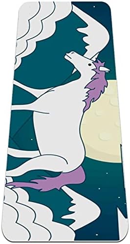 Siebzeh Cute Unicors Premium Doss Yoga Mat Eco Eco Friendly Guber Health & Fitness Nonlip Mat за сите видови на вежбање јога и пилатес