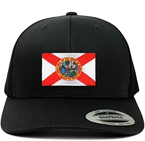 Армијата на армијата Ново знаме на државно знаме на Флорида, украсено лепенка ретро камионџија мрежа