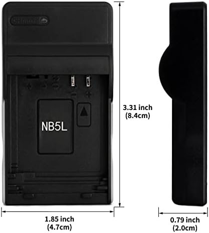 NB - 5L USB Полнач За Canon PowerShot SD880 е, SD850 е, SD870 е, SD800 е, SD970 е, SD990 е, SD950 е, SD900, SX230 HS, S110, Дигитален