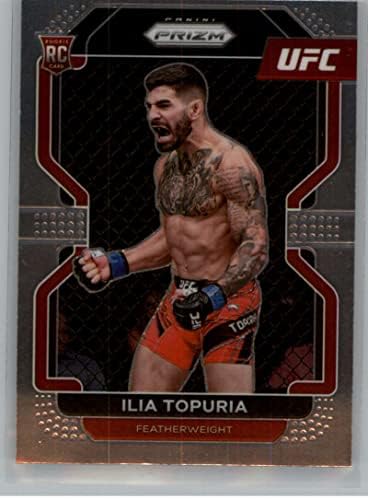 2022 Panini Prizm UFC #115 Ilia TOPURIA RC RC DOBICIE картичка Официјална картичка за трговија со ММА во сурова состојба