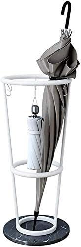 Зесус мермер креативна железна уметност чадор штанд хотел лоби влез чадор корпа за домаќинство чадор за одење стап за складирање подот стои/бело