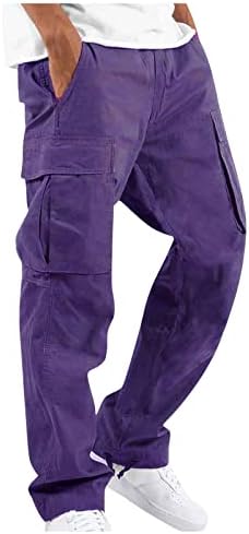 Dudubaby Mens Slim Fit Pants Машки спортски обични панталони со џогирање на лесна работа за пешачење, панталони на отворено, пантолони