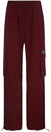Cokuera labeенски лабави високи половини панталони панталони со двојно половината улична стилска работна облека широка панталони за нозе