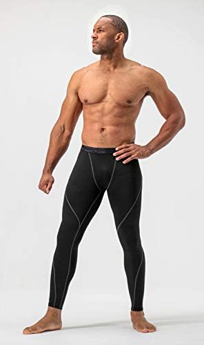 DevOps 2 или 3 пакуваат панталони за термичка компресија за мажи, атлетски хеланки на основните слоеви на дното