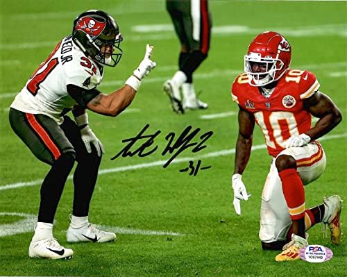 Antoine Winfield rуниор автограмирана потпишана 8x10 Photo NFL Tampa Bay Buccaneers PSA