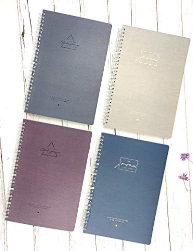 Б5 Спирална тема дизајнирана тетратка за тврд покраина, Колеџ, композиција/списанија/млечни/канцелариски белешки за книги од 4 пакети од 4