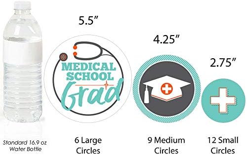 Голема Точка На Среќата Медицинско Училиште Град - Доктор Дипломирање Партија Гигант Круг Конфети - Партија Украси-Големи Конфети 27 Брои