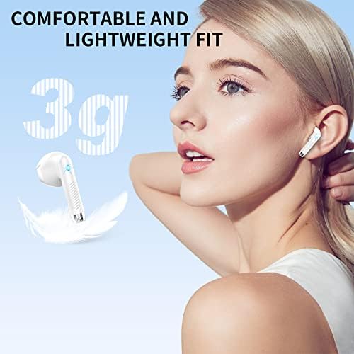 Безжични Слушалки, Bluetooth 5.3 Слушалки Hifi Стерео Bluetooth Слушалки Со HD Микрофон, Слушалки Безжичен Bluetooth Двоен LED Дисплеј, IP7
