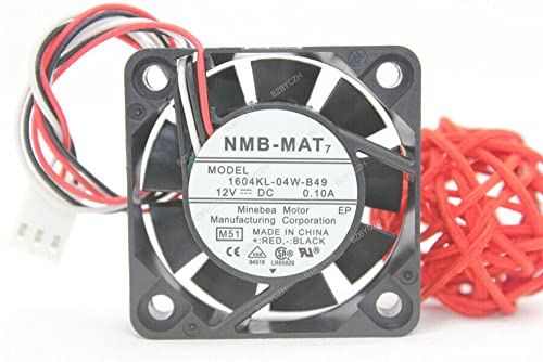 BZBYCZH компатибилен за NMB-MAT 1604KL-04W-B49 40X40X10MM 4CM 12V 0,10A 3PIN вентилатор за ладење