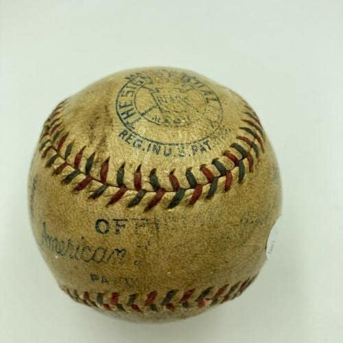 Ретки тим од Бостон Ред Сокс во 1932 година потпиша бејзбол во Американската лига со ЈСА Коа - Автограм Бејзбол