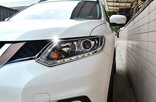 ITrims Автомобил Додатоци За Nissan Нечесните Х-Патека 2014-2021 Предни Светла Светилка Покрие Трим 2 ПАРЧИЊА ABS Chrome