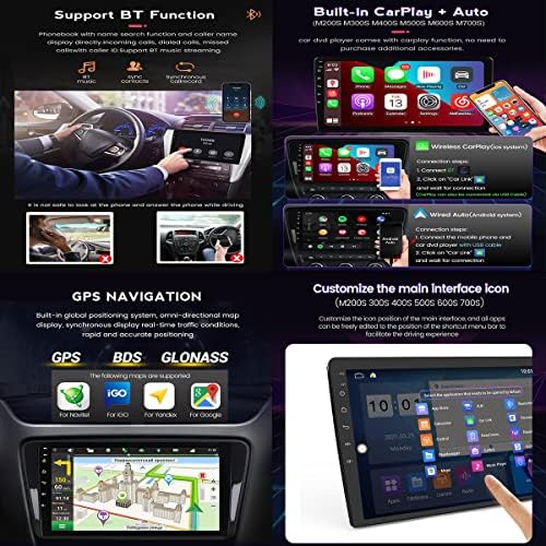 Fbkphss Двојно Din Автомобил Радио Андроид 11 За Hyundai-Elantra -2020 9 Инчен ЕКРАН НА Допир GPS RDS 5G WiFi DSP Bluetooth 5.0 Контрола На Воланот Обратна Слика Carautoplay Поддршка DAB+/OBD, А, M100s