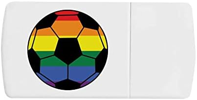 Кутија за пилули „ЛГБТК Фудбал“ со сплитер на таблети
