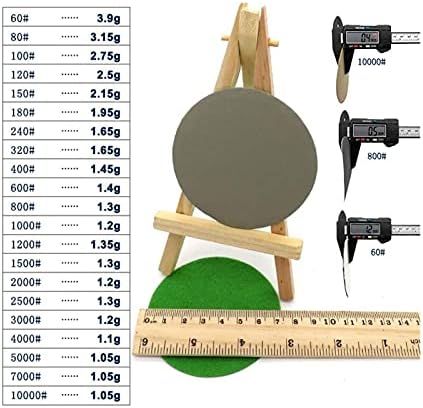 Средба со полирање од дрво метал 100 парчиња 3 инчи 75мм водоотпорна шкурка кука и јамка за пескарење диск силикон карбид влажни